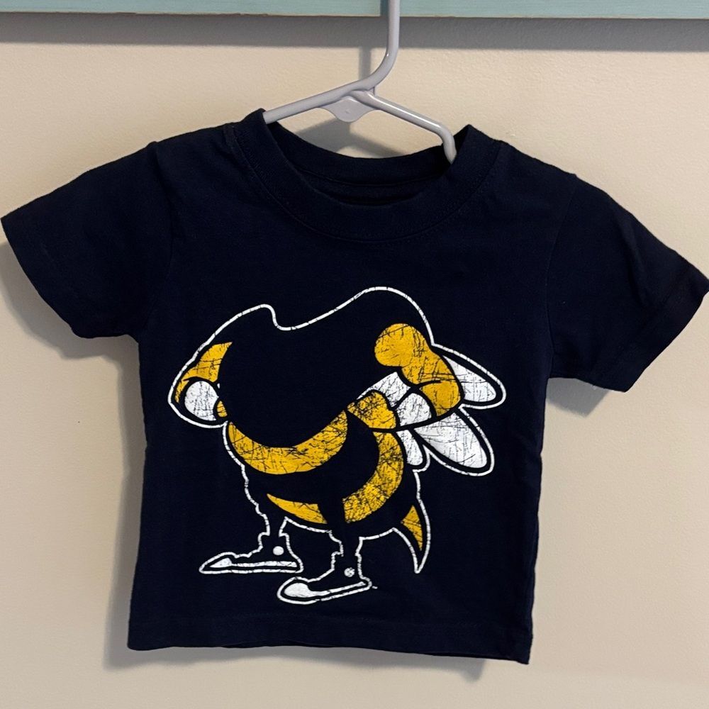 Georgia Tech Yellow Jackets T Shirt 6M Baby Buzz NCAA College Kids Navy Blue
